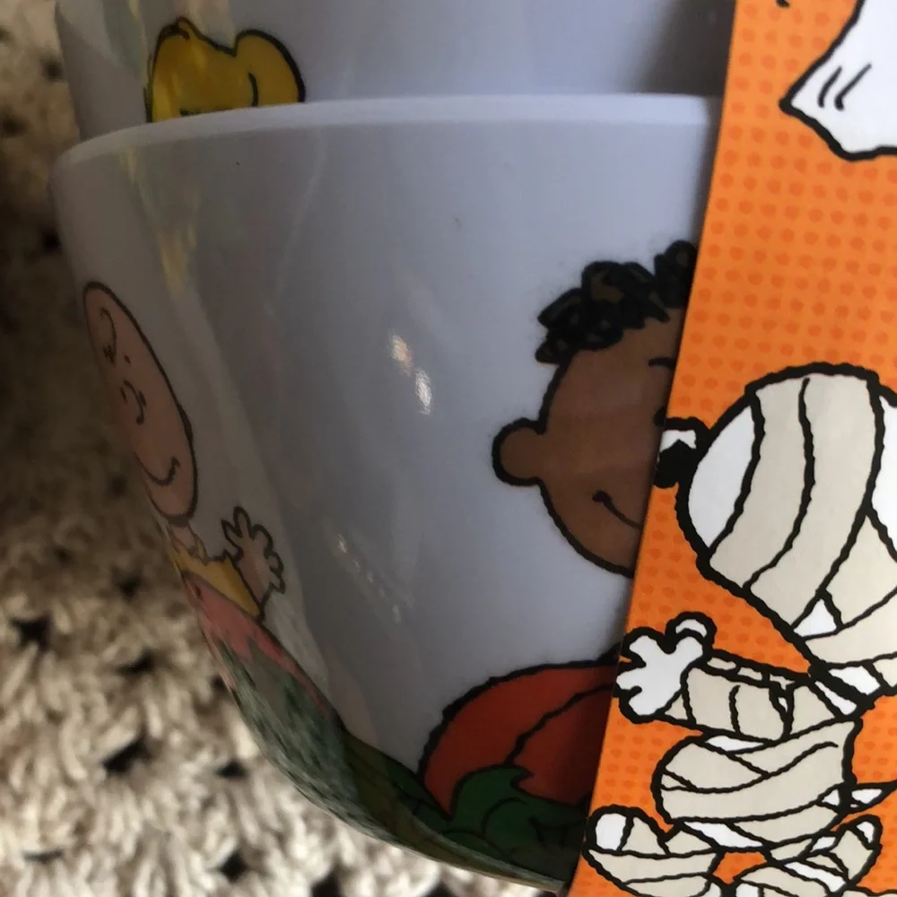 Peanuts HALLOWEEN Melamine Snack Bowls